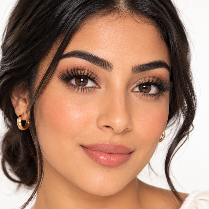 Model wearing Ardell TextureEyes 585 lashes