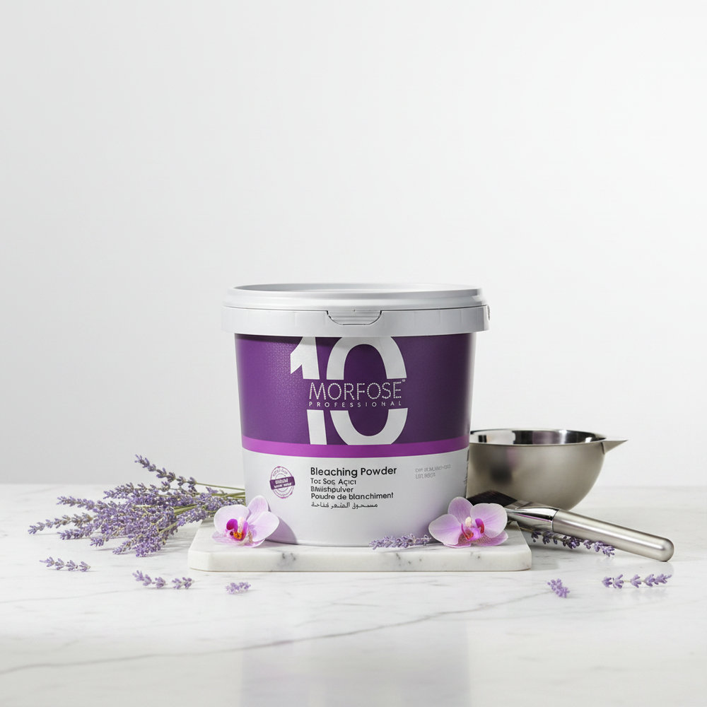 Indoor studio shot - Morfose 10 Bleaching Powder