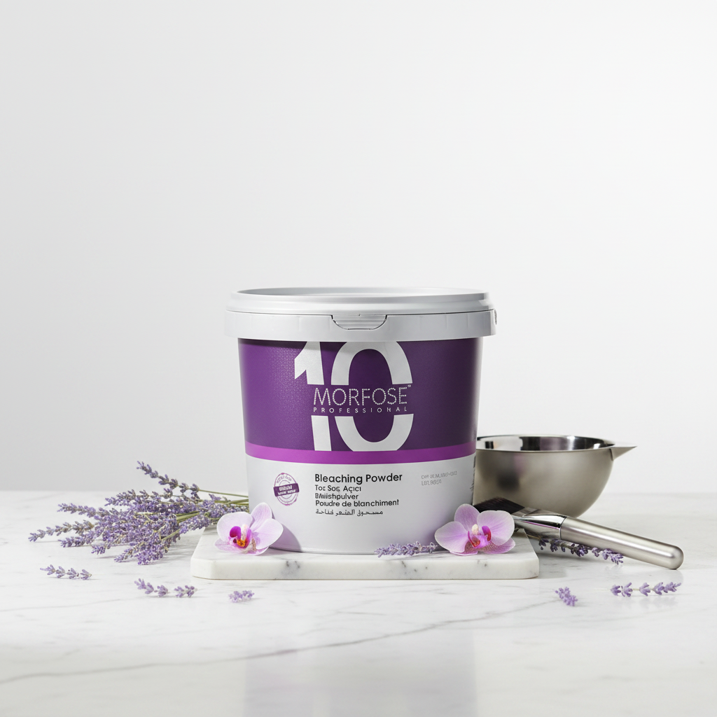 Indoor studio shot - Morfose 10 Bleaching Powder