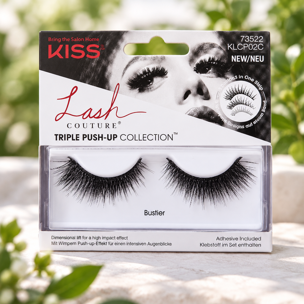 Outdoor photo of KISS Lash Couture Bustler lashes