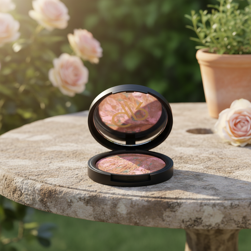 Golden Rose Baked Stardust outdoor setting