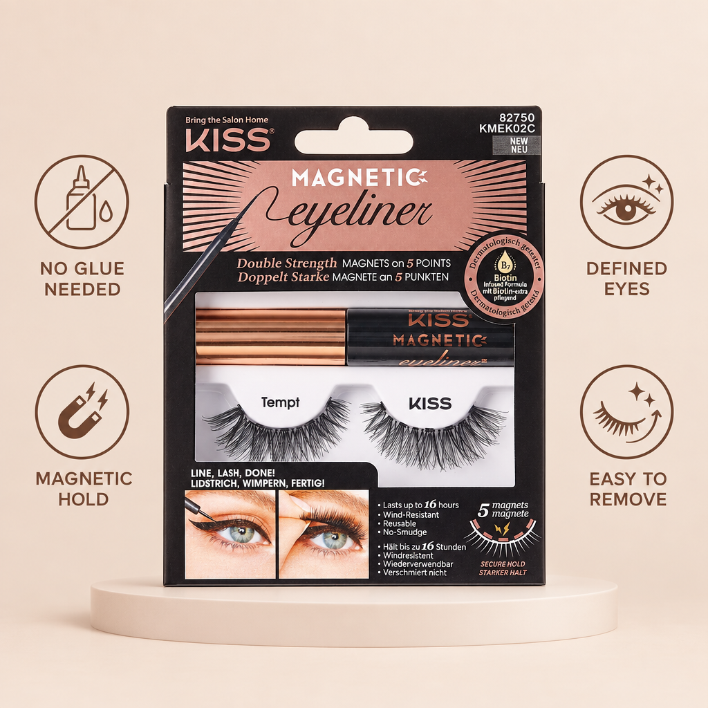 KISS Magnetic Eyeliner benefits