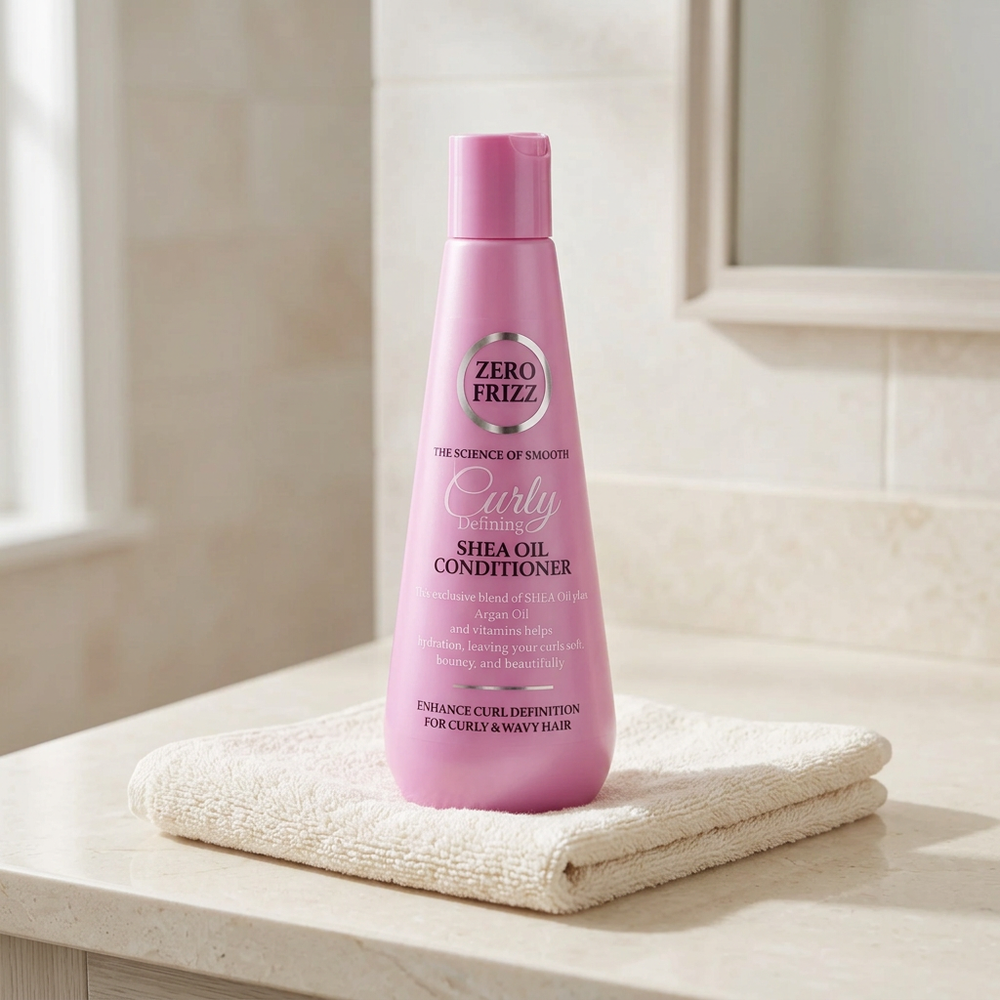 Zero Frizz Conditioner vanity | بلسم زيرو فريز لقطة داخلية