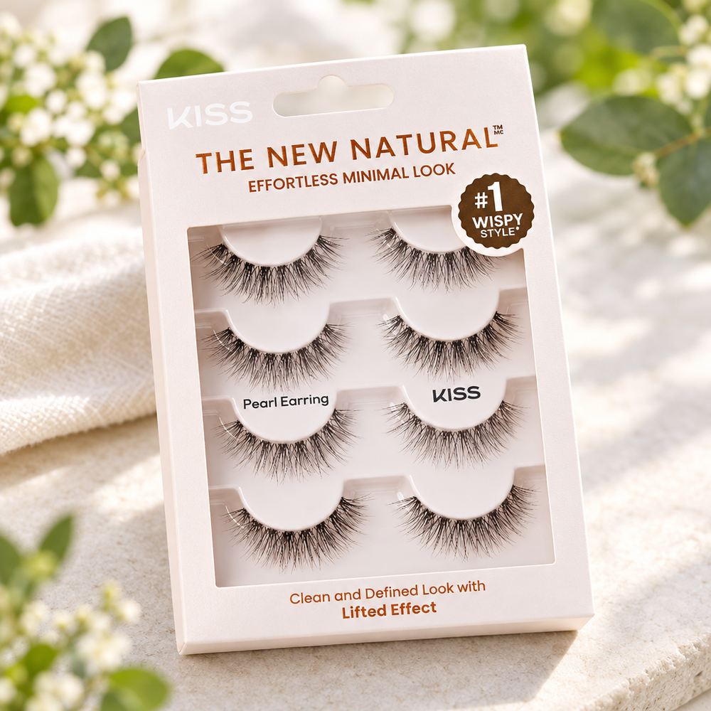 Outdoor photo of KISS The New Natural Pearl Earring lashes