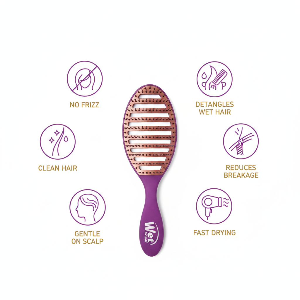 Wet Brush Speed Dry - Benefits