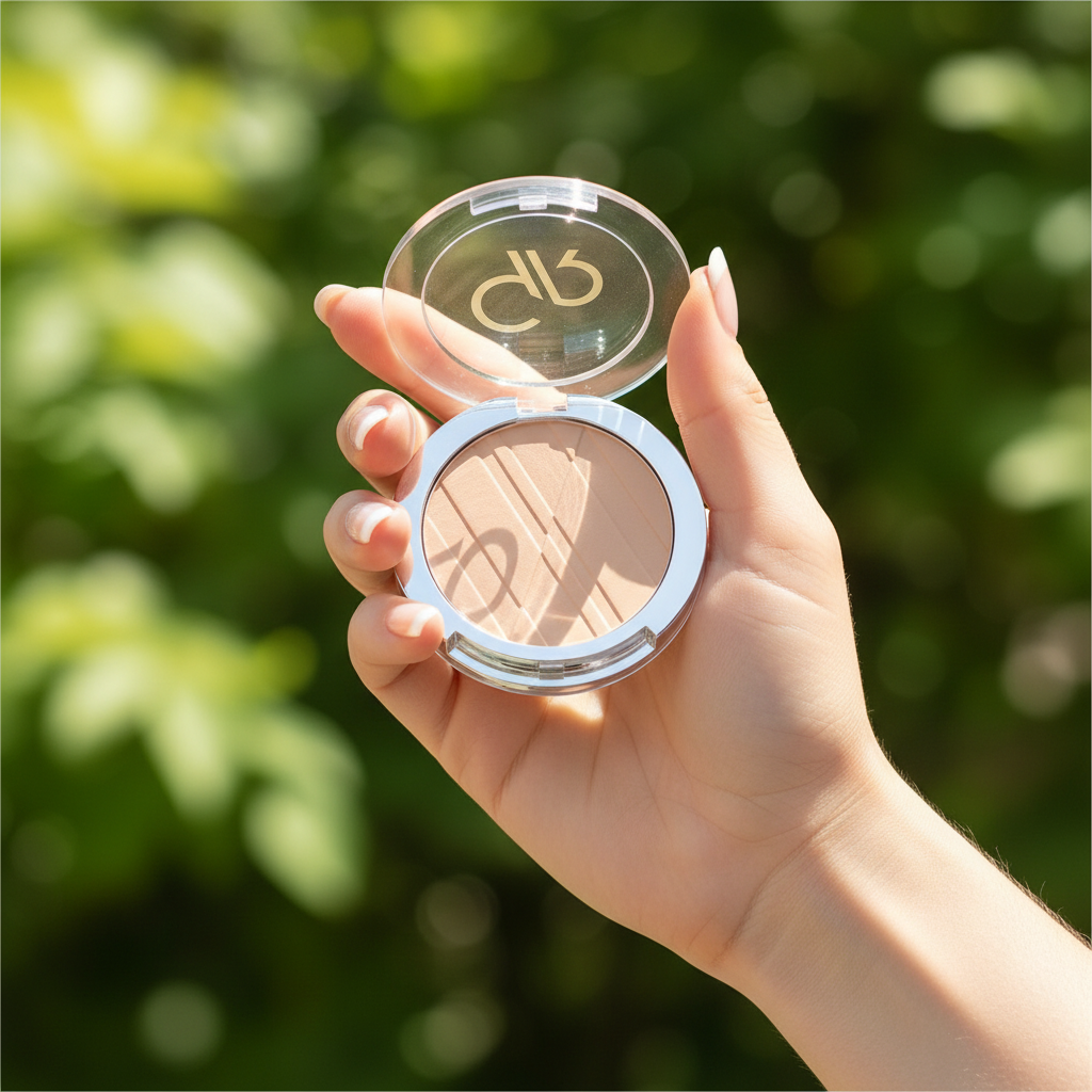 Golden Rose Pressed Powder - Outdoor Lifestyle Shot