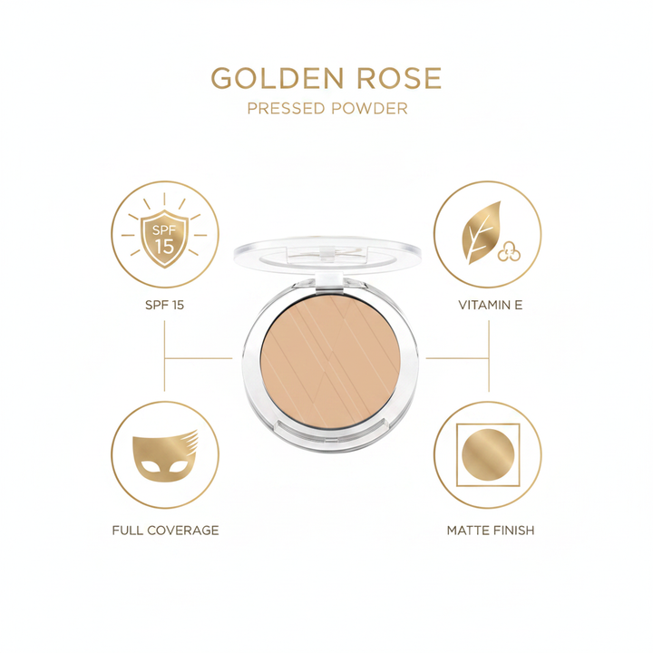 Golden Rose Pressed Powder - Benefits