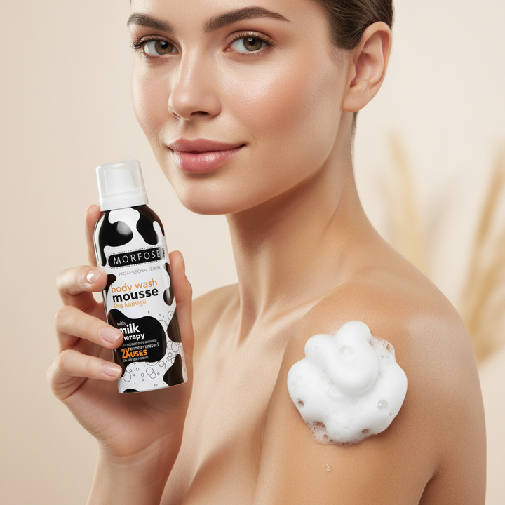Morfose Milk Therapy Body Wash Mousse - Model Shot