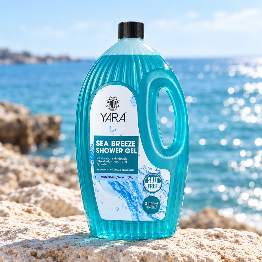 YARA Sea Breeze shower gel outdoors