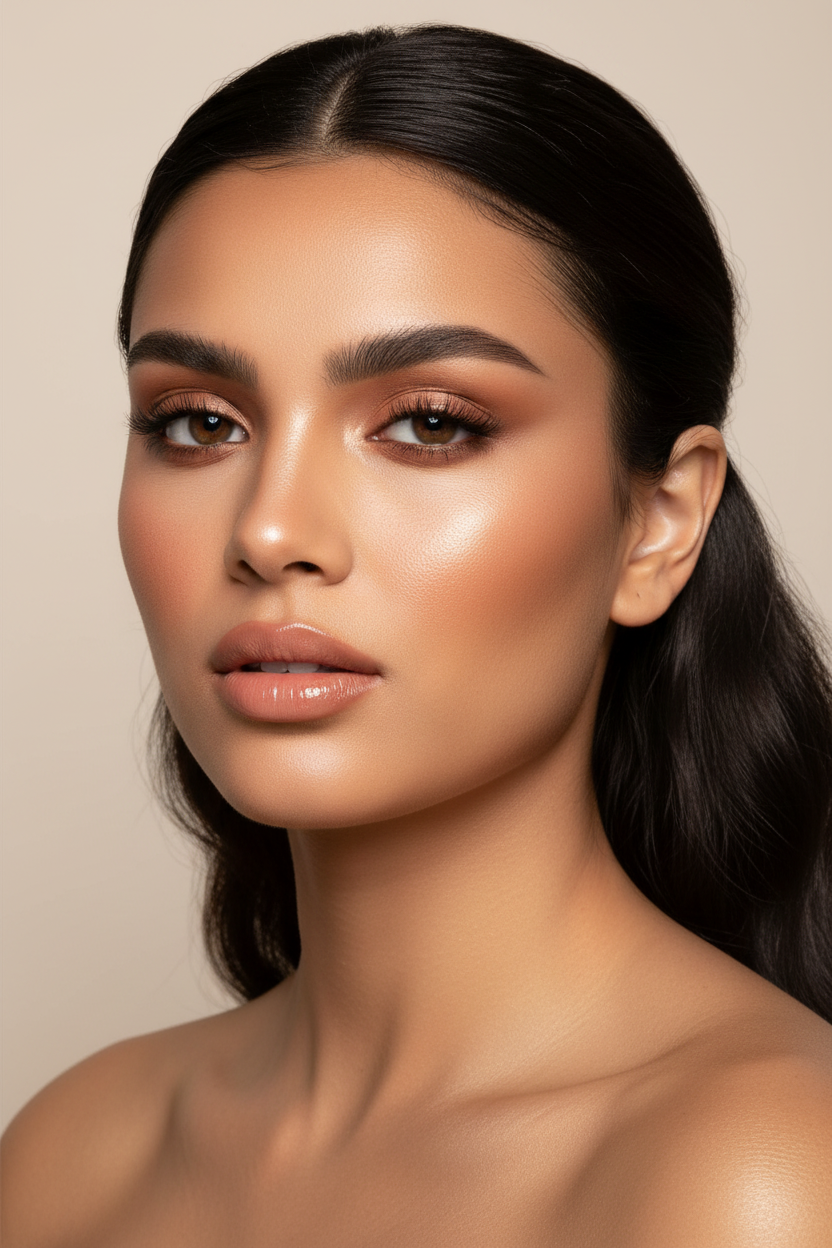 Model wearing Gabrini Terracotta Blush No 31