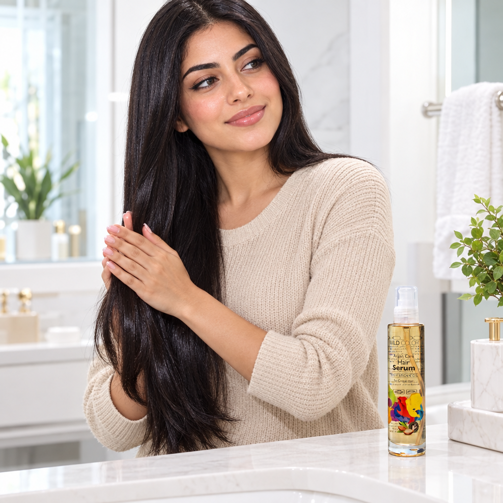 Wildcolor Hair Serum Argan Oil how to use