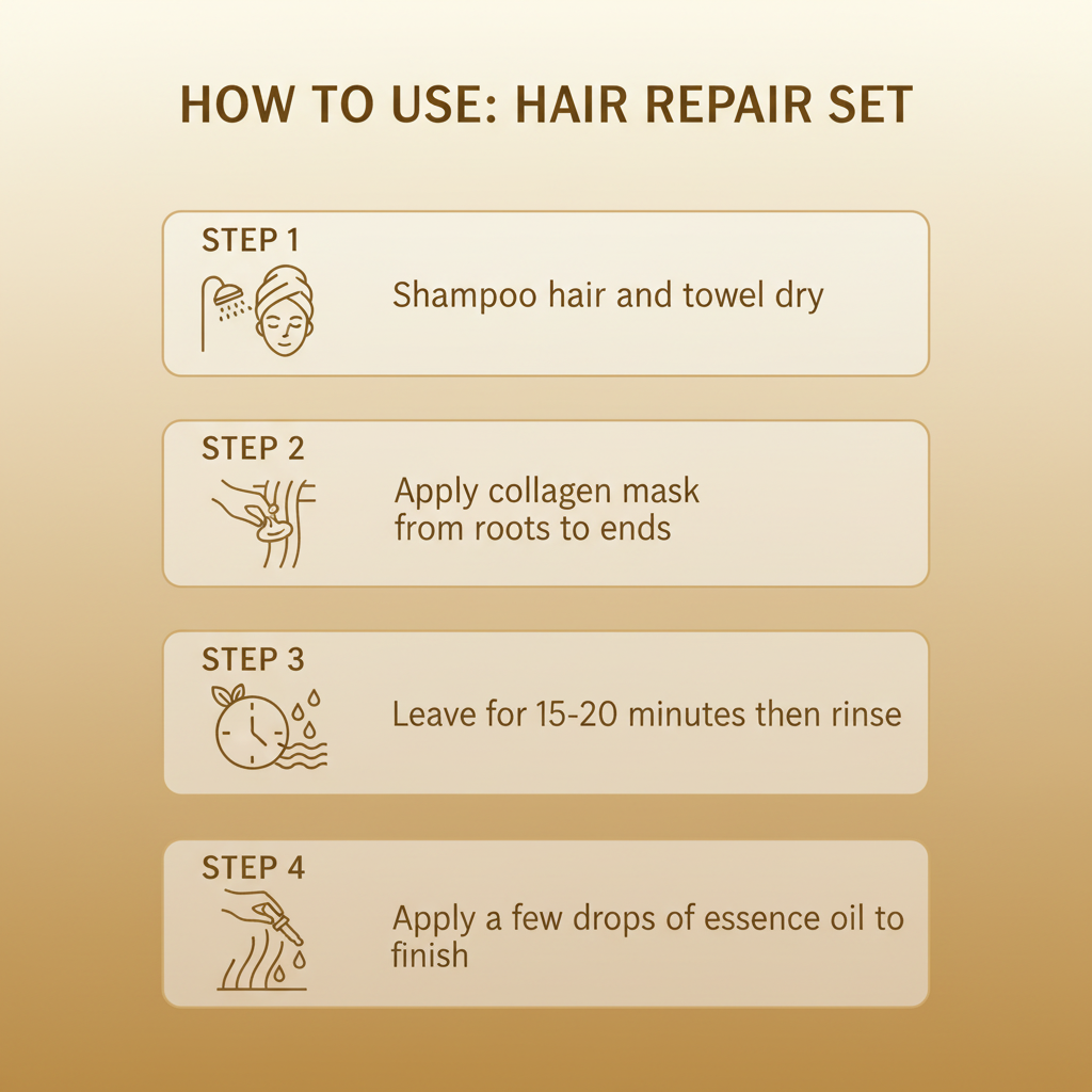 How to use - Karseell Hair Repair Set