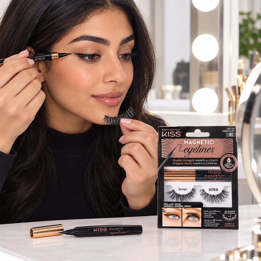 KISS Magnetic Eyeliner how to use