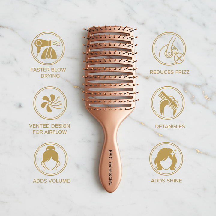 EPIC Professional Quick Dry Brush - Benefits