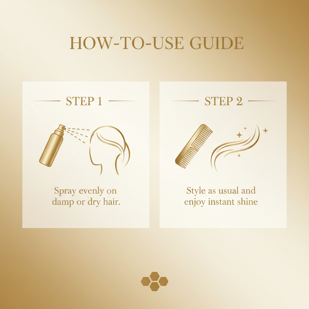 How to use Creme of Nature Pure Honey Shine Mist