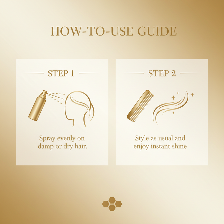 How to use Creme of Nature Pure Honey Shine Mist