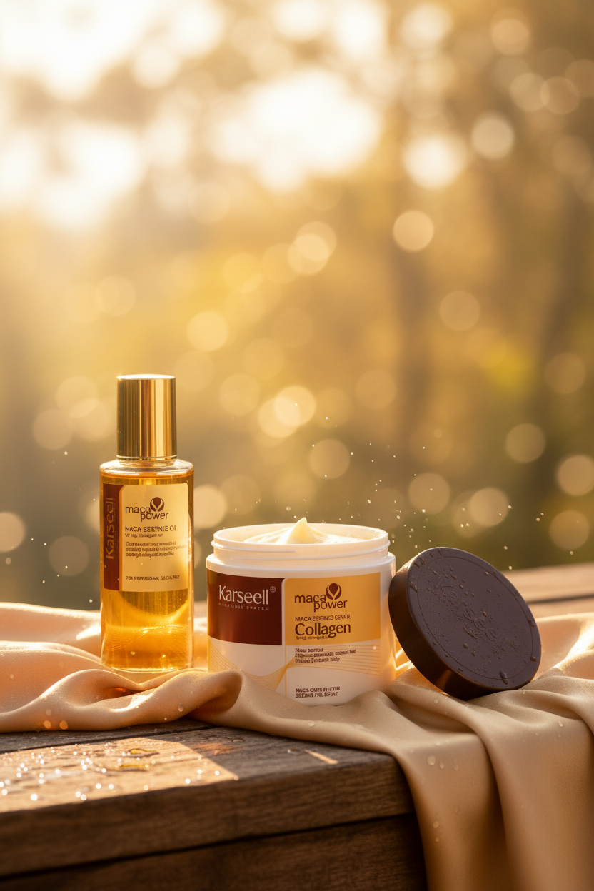 Outdoor shot - Karseell Hair Repair Set