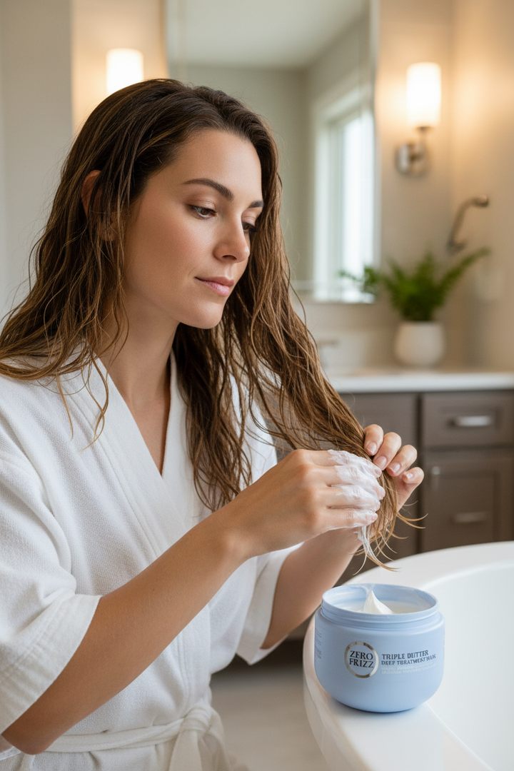Zero Frizz Hair Mask how to use