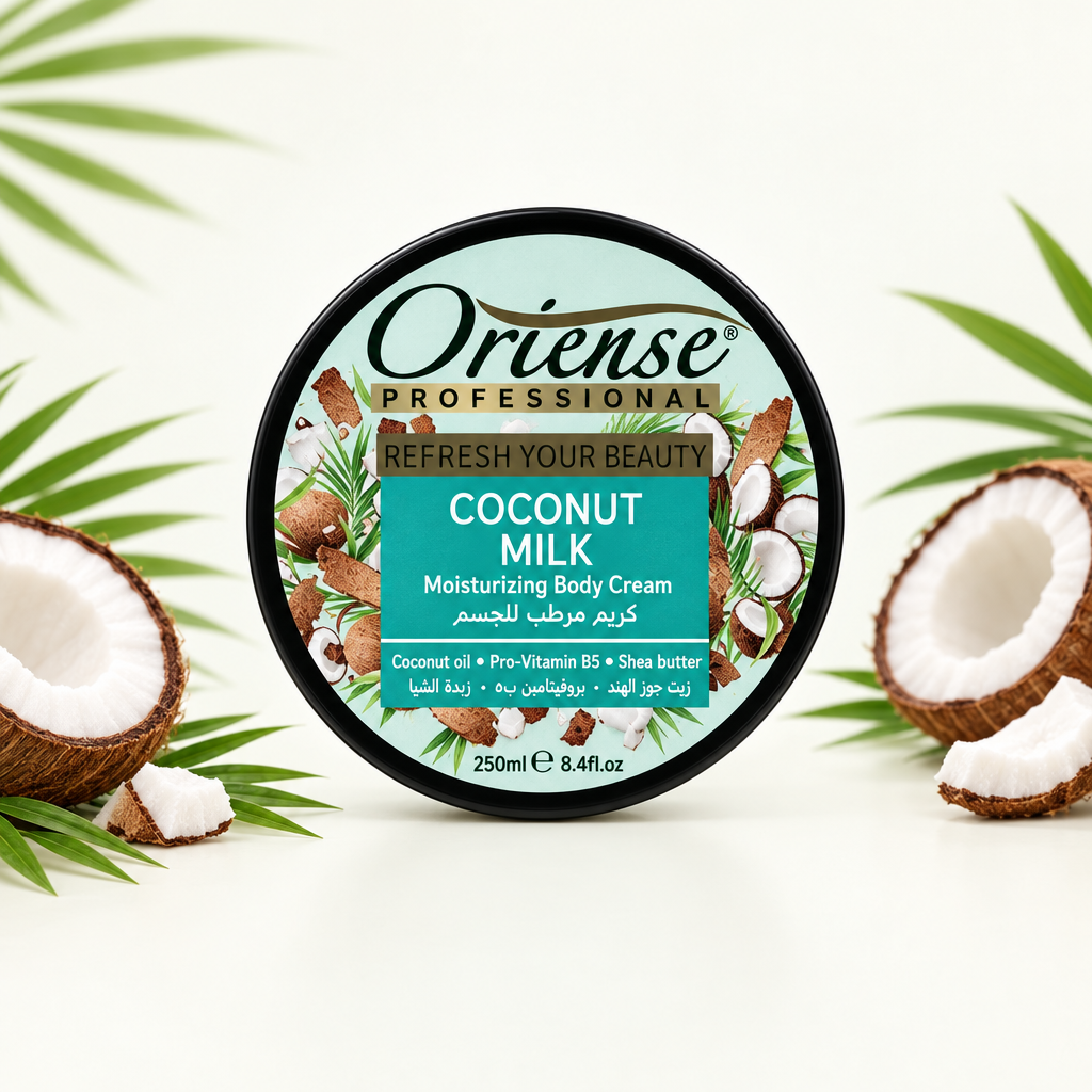 Oriense Prof Body Cream Coconut Milk 250ml – Daily Moisture & Softness