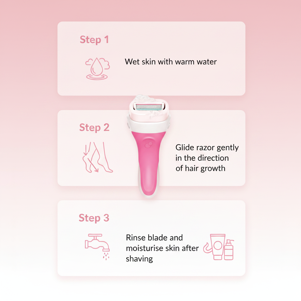 How to use - Schick Intuition Women Razor