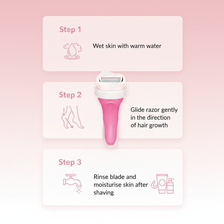 How to use - Schick Intuition Women Razor