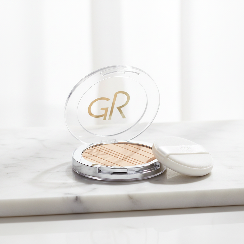 Golden Rose Pressed Powder - Indoor Studio Shot