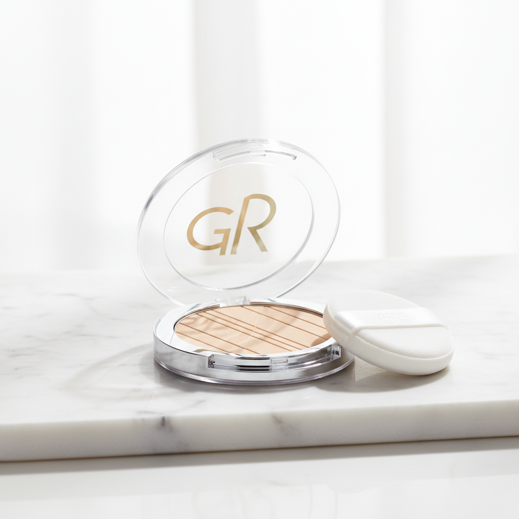 Golden Rose Pressed Powder - Indoor Studio Shot