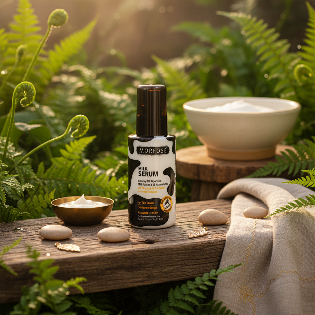 Morfose Milk Serum outdoor lifestyle shot - سيروم مورفوز ميلك - صورة خارجية