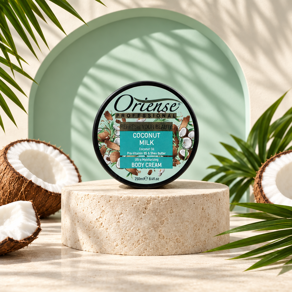 Oriense Prof Body Cream Coconut Milk 250ml – Daily Moisture & Softness