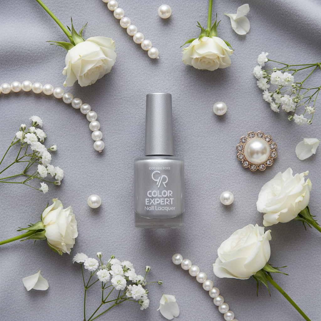 Flat Lay with Flowers