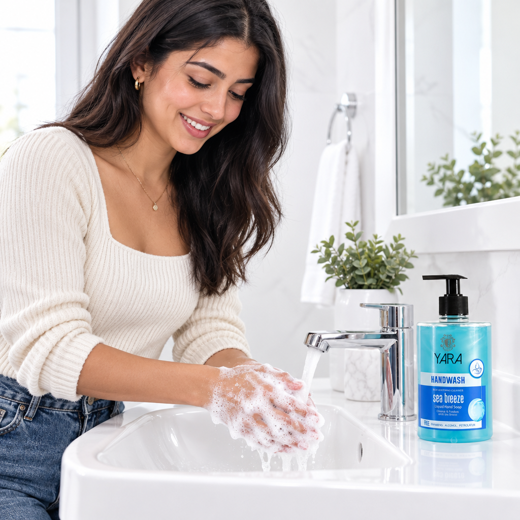 Yara Hand Wash Sea Breeze how to use