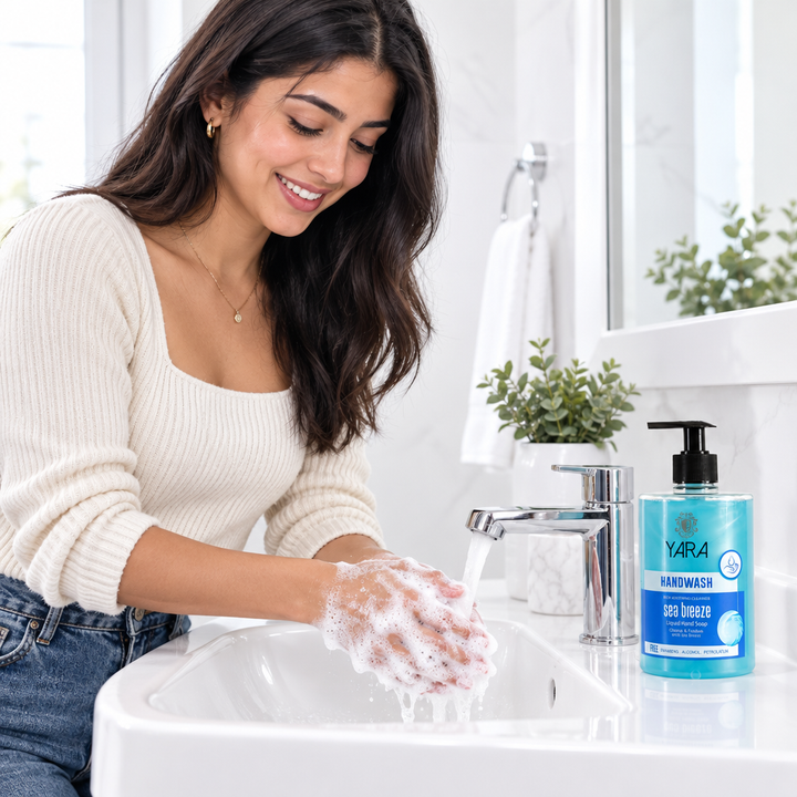 Yara Hand Wash Sea Breeze how to use