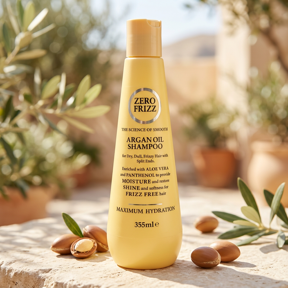 Zero Frizz Argan Oil Shampoo - Outdoor shot
