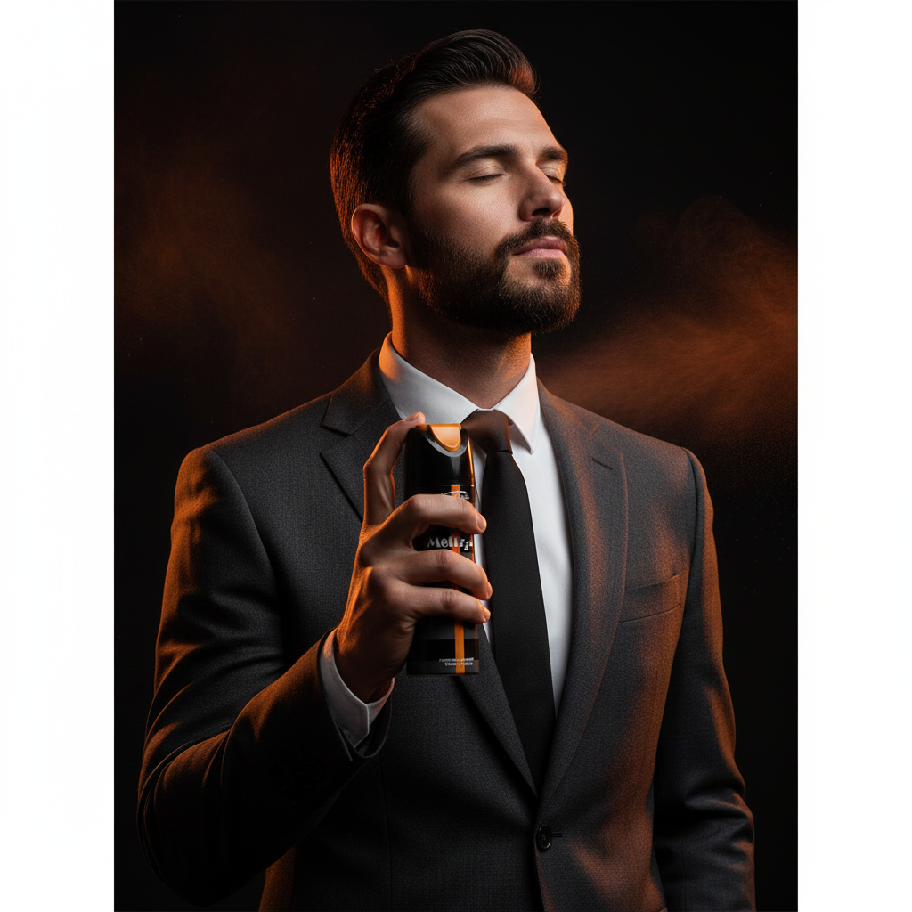 Model with Suit