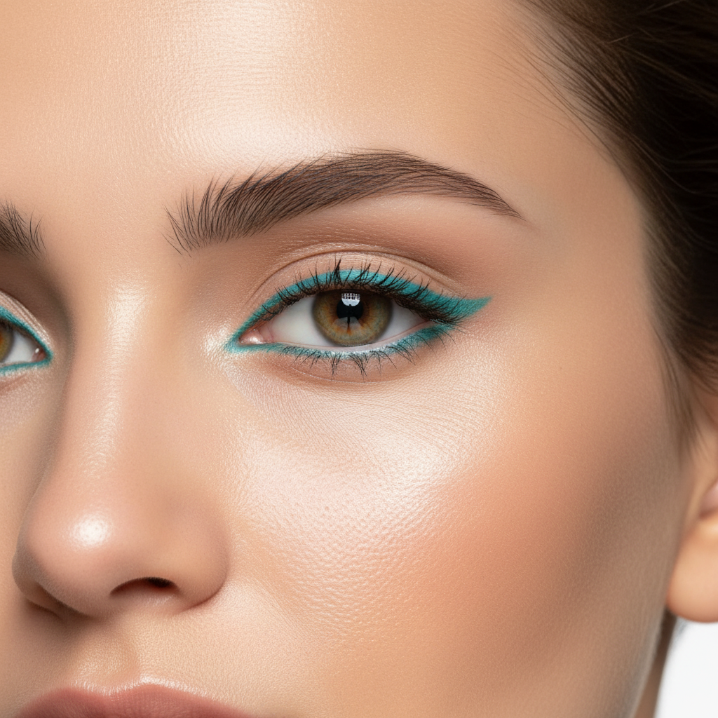 Simple Turquoise Liner